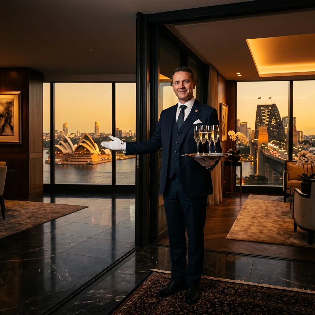 Sydney Harbour at golden hour